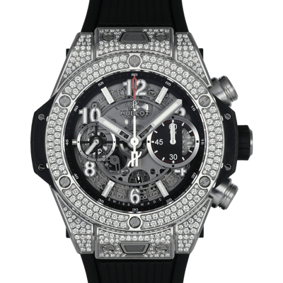 Hublot Big Bang Unico Titanium Pav&eacute; 42mm