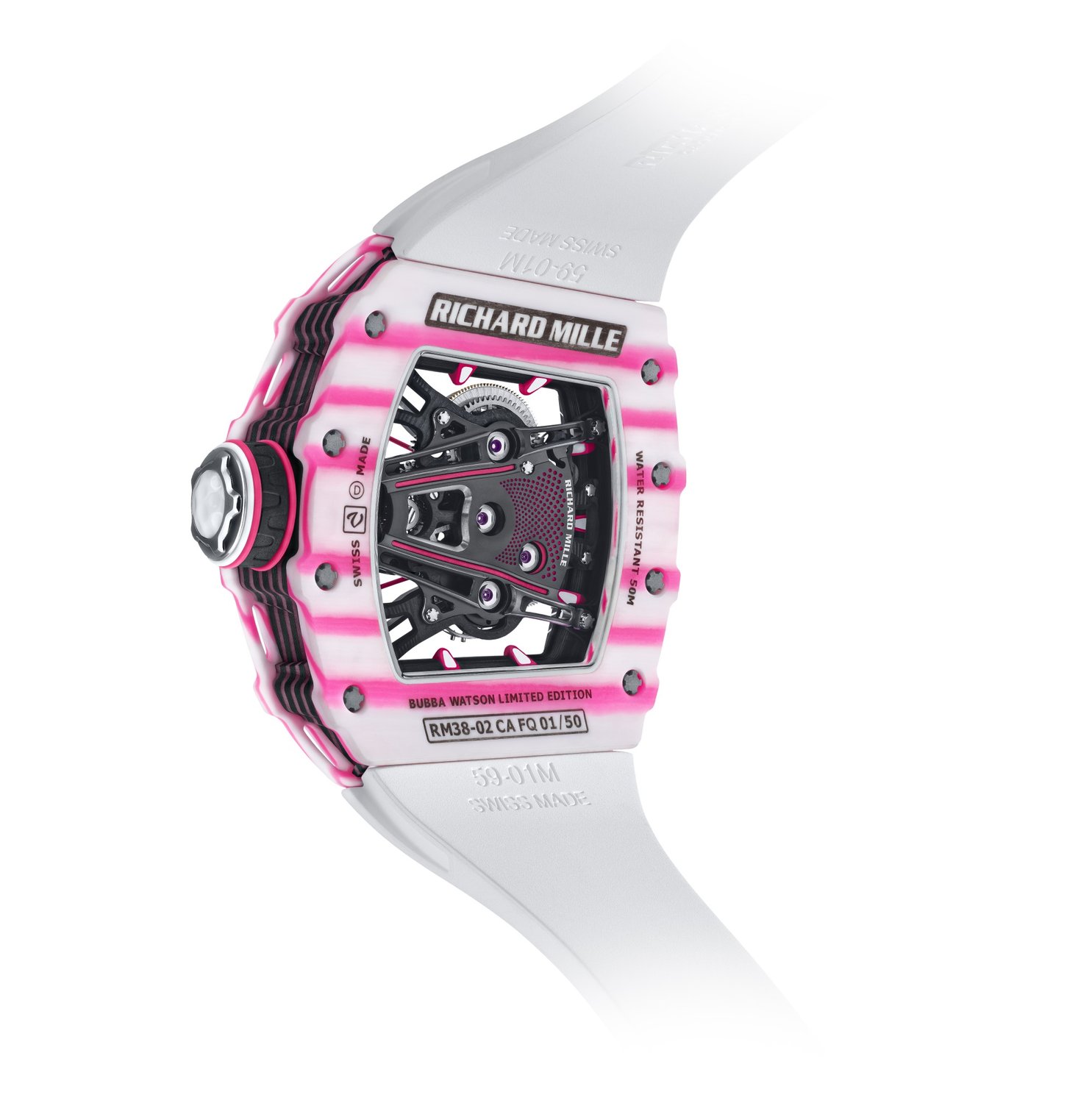 Richard Mille RM38-02 Blanche (RM38-02 Tourbillon Bubba Watson)