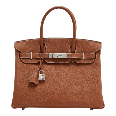 Herm&egrave;s Birkin 30 cm Gold Togo Gold Hardware