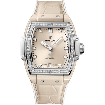 Hublot Spirit of Big Bang Beige Ceramic Titanium Diamonds 39mm