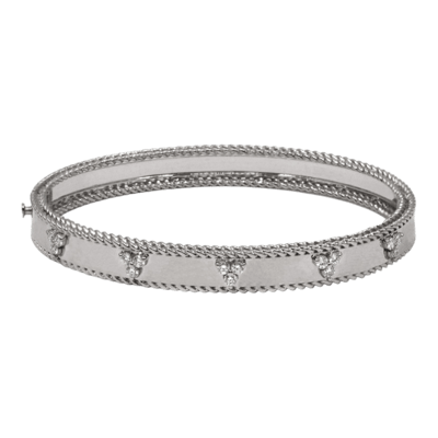 Helena Joy Elyss Bangle White Gold Diamond