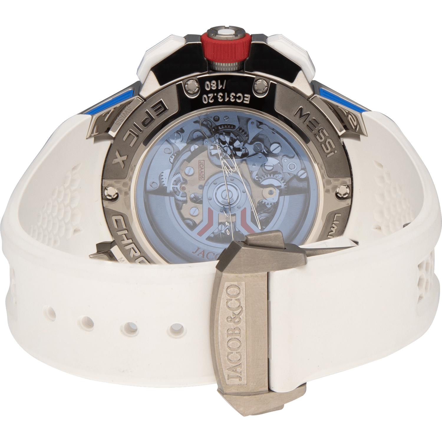Jacob Co. Epic X Chrono Messi White EC313.20.PE.LL.K