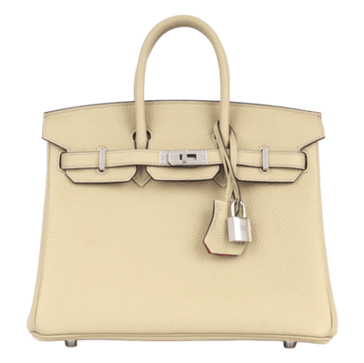 Herm&egrave;s Birkin 25 cm Togo Trench Verso Rouge Bougainvillier Palladium Hardware
