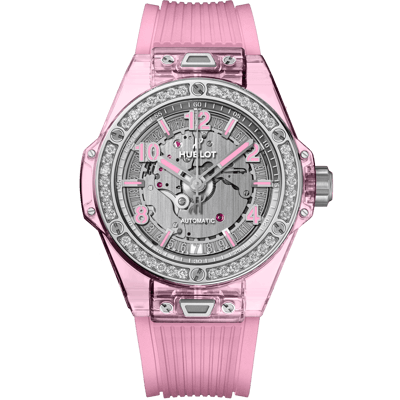 Hublot Big Bang One Click Pink Sapphire Diamonds Limited Edition 39mm