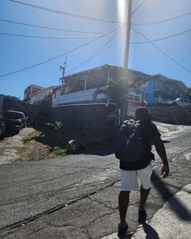 Hillside Terrace in Cruz Bay, St. John