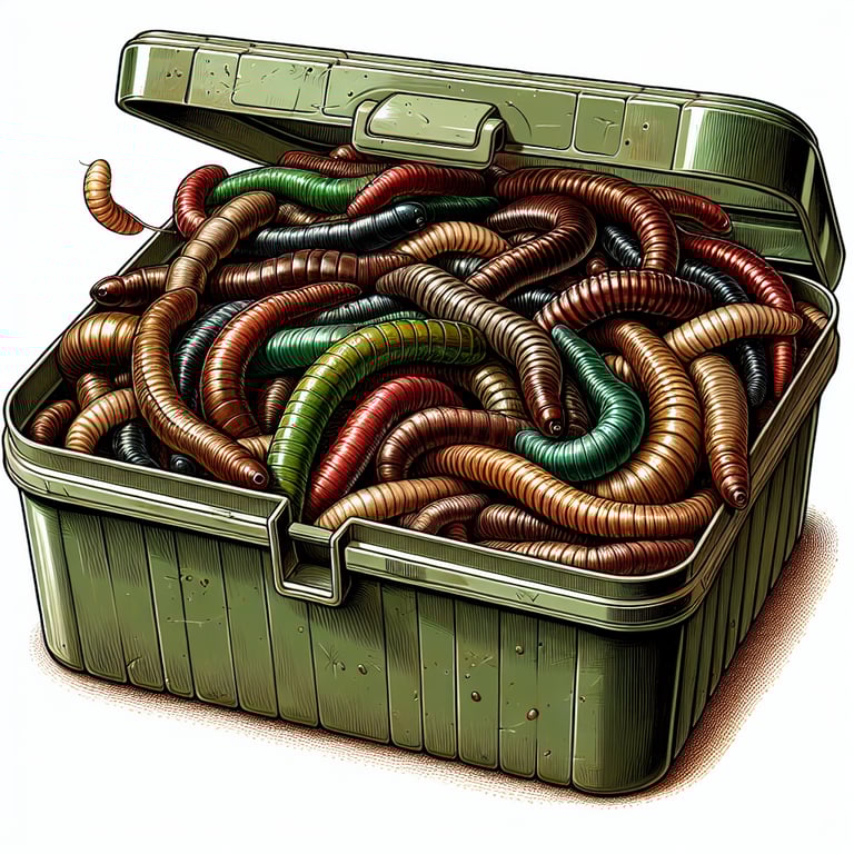 낚시미끼 보관법과 신선도 유지 꿀팁