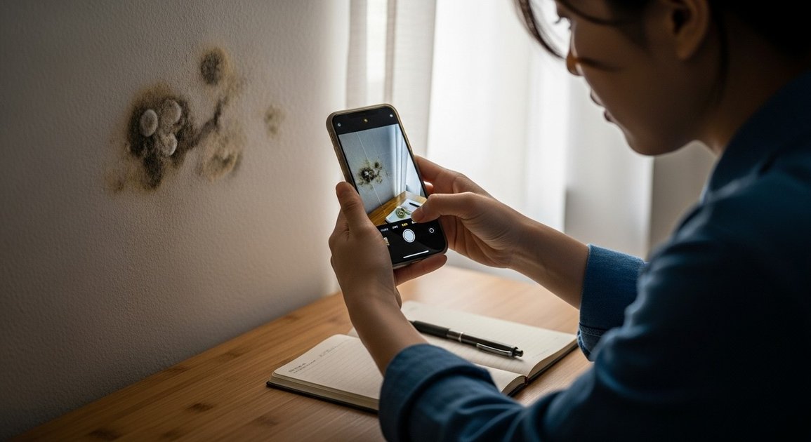 곰팡이 발견 시 행동 요령