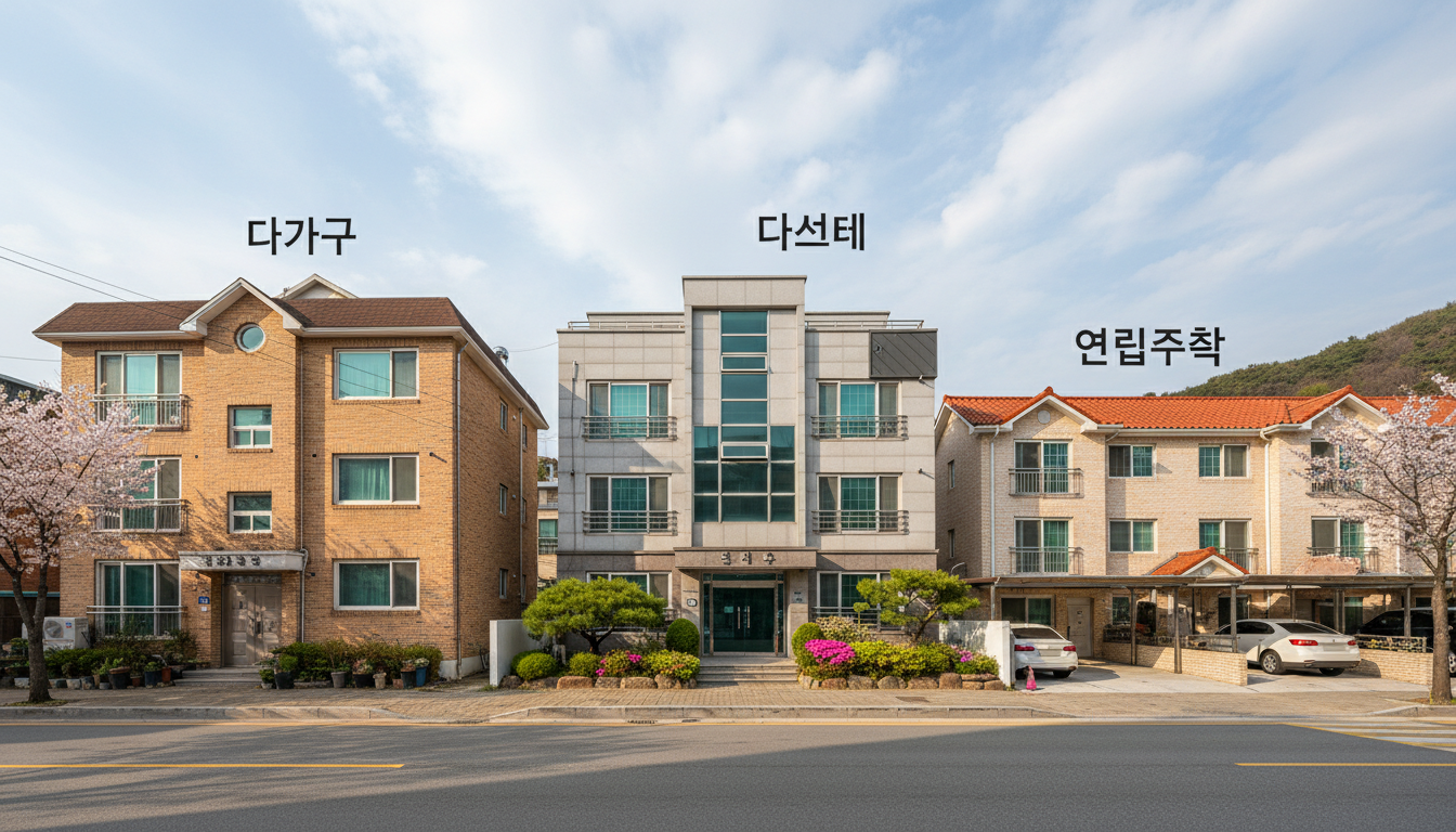 다가구? 다세대? 연립주택?