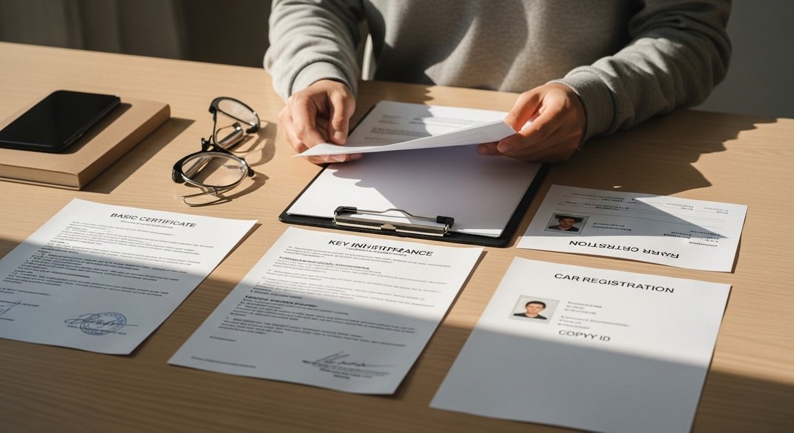 상속 폐차의 핵심, 필요 서류 체크리스트