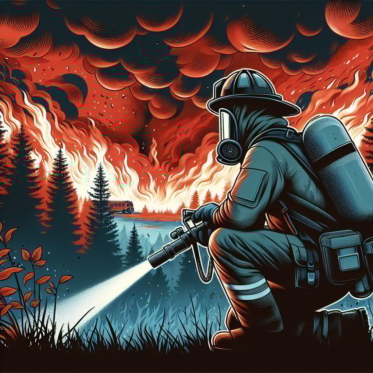 산불재난 특수진화대 산불로부터 소중한 숲을 지켜주세요!