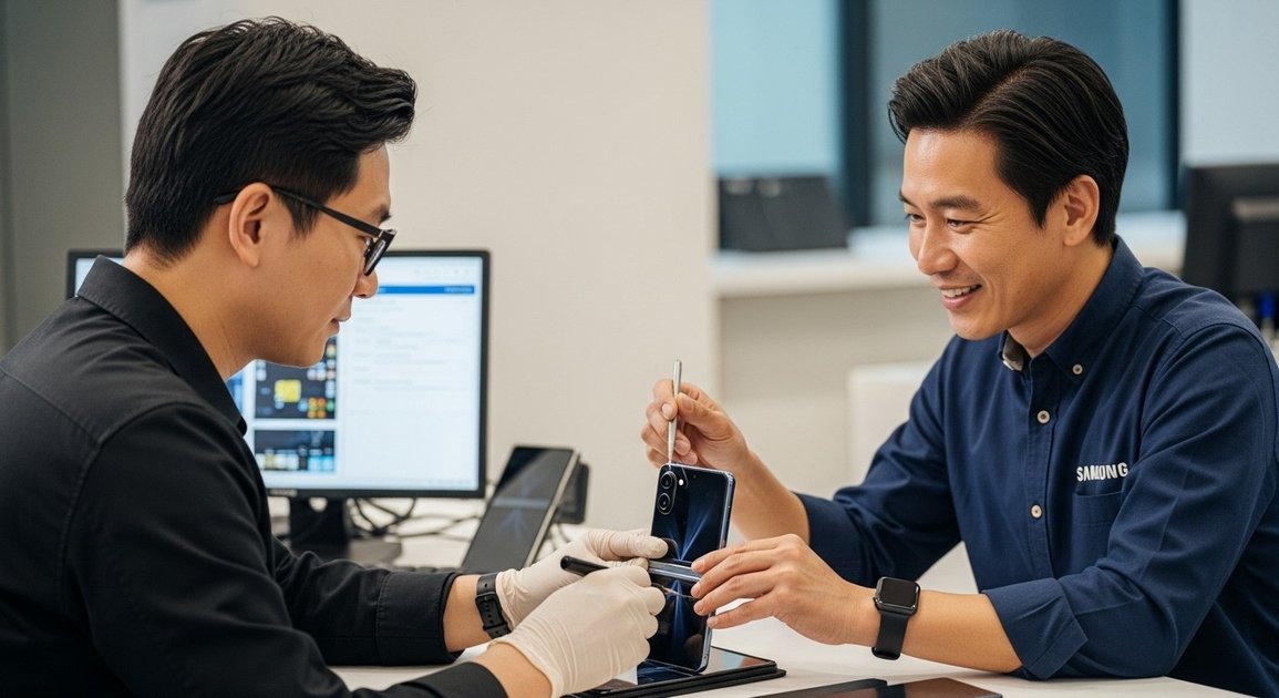 삼성 서비스센터 공식 교체 방법