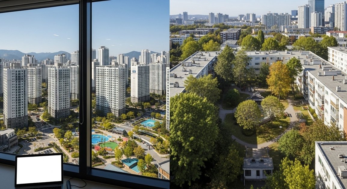 단지 규모와 구성, 대단지 혼합형 vs 소규모 단독형