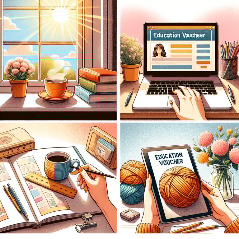 평생교육바우처로 자기계발과 취미를 동시에!