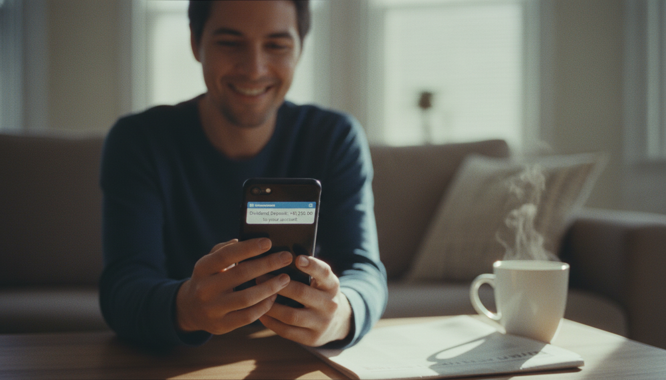 배당금 입금 알림이 올 때의 기쁨 심리적 안정감의 가치