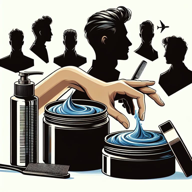 헤어젤과 왁스 차이점, 어떤 게 더 좋을까?