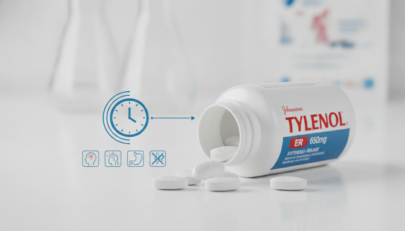 타이레놀 이알 서방정 650mg 효능·복용법｜지속시간·부작용 총정리