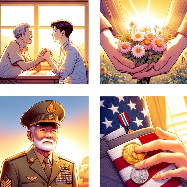 국가유공자 생활보조보훈수당 및 서비스 헌신에 대한 존경과 감사를 전합니다!