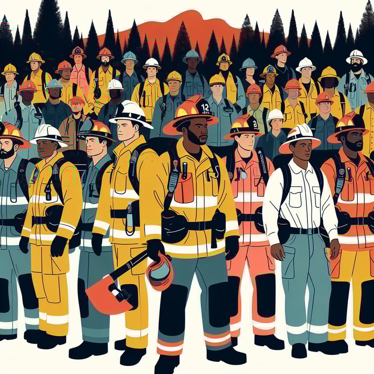 산불전문 예방진화대 일자리 제공 산불로부터 숲을 지키는 보람있는 일자리!