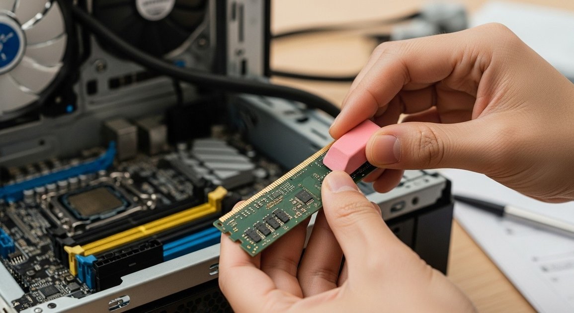 가장 효과적인 해결책, 메모리(RAM) 재장착