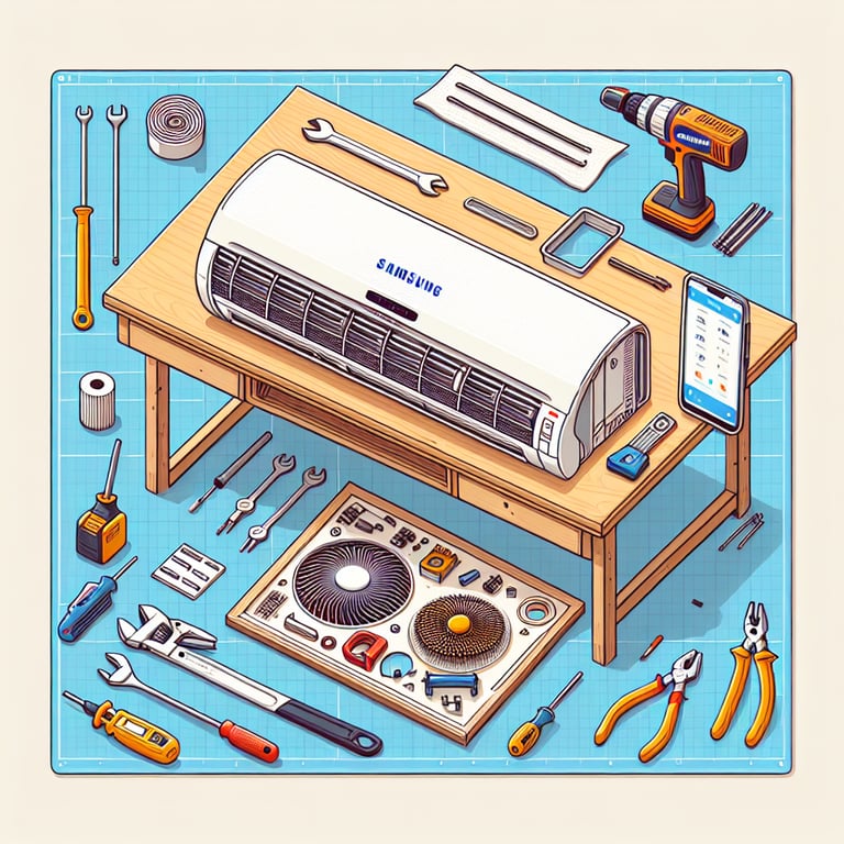 삼성에어컨 분해법 + 주의사항