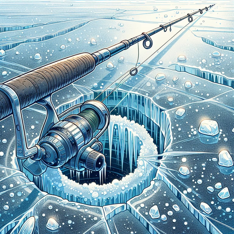 겨울 민물낚시 채비 구성법