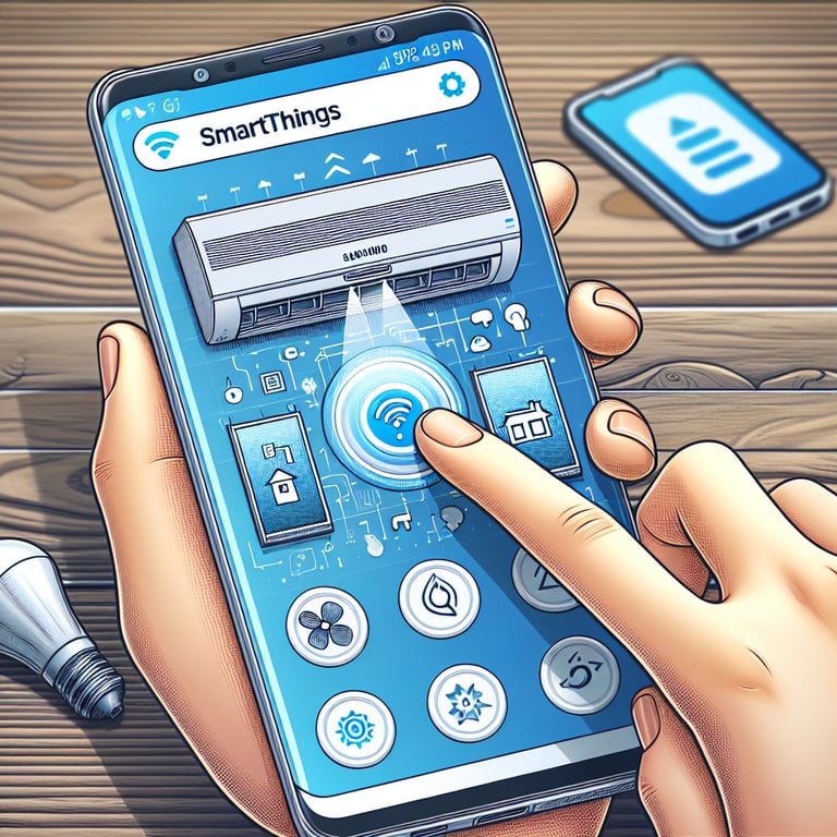 삼성 시스템에어컨 스마트싱스 활용법