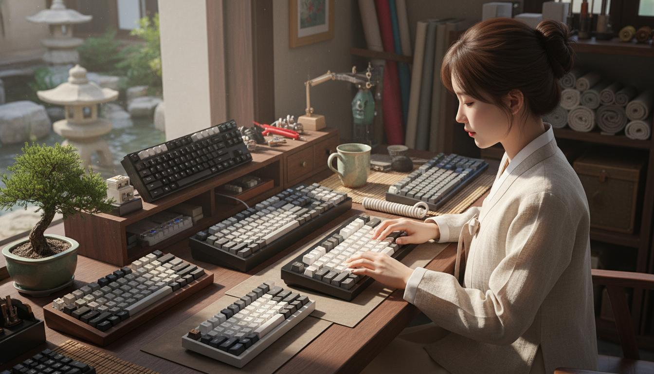 한눈에 보는 기계식 키보드 폼팩터 비교