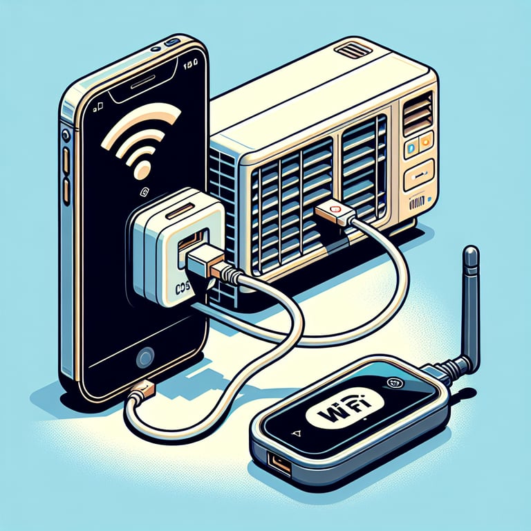 삼성에어컨 동글이 설치법 및 설정 팁