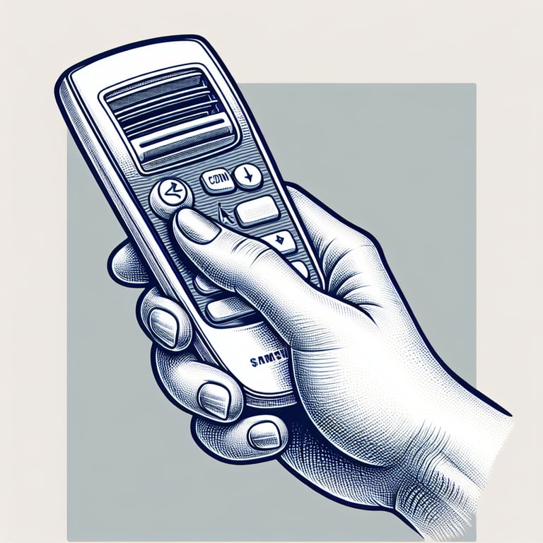 삼성 시스템에어컨 리모컨 오류 해결법