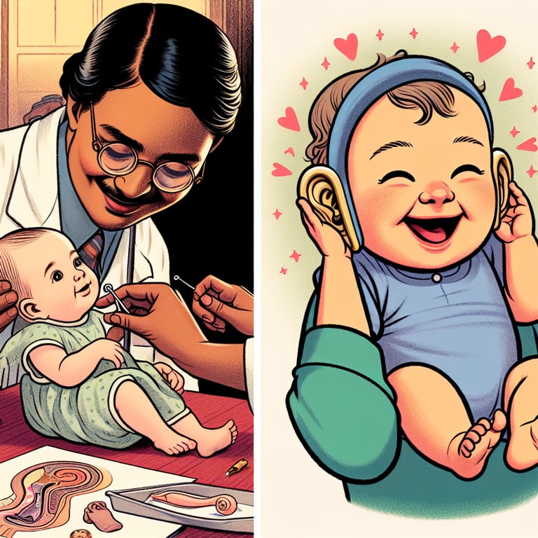 선천성 난청검사 및 보청기 지원 소중한 청력을 지켜주세요!