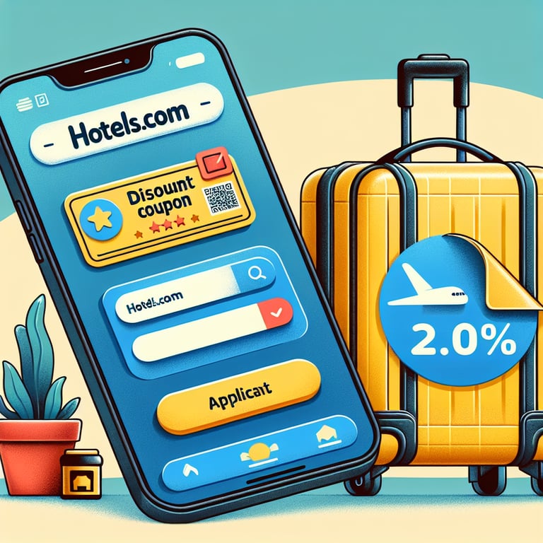 호텔스닷컴 할인쿠폰 적용 방법