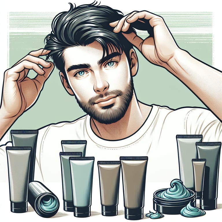 남자 앞머리 고정용 헤어젤 추천과 사용법