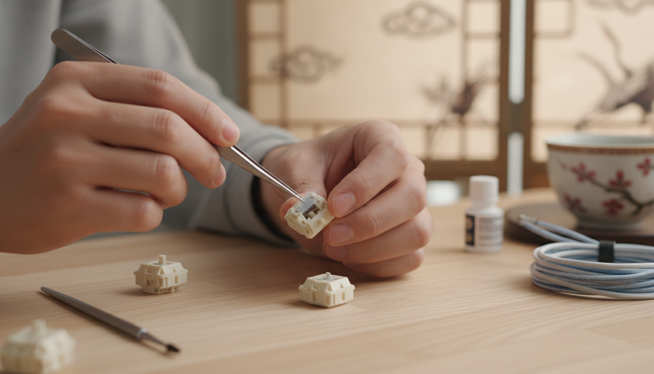 미세한 차이로 명품 타건감을, 스위치 필름