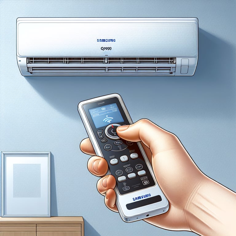 삼성 에어컨 Q9000 절전모드 설정법