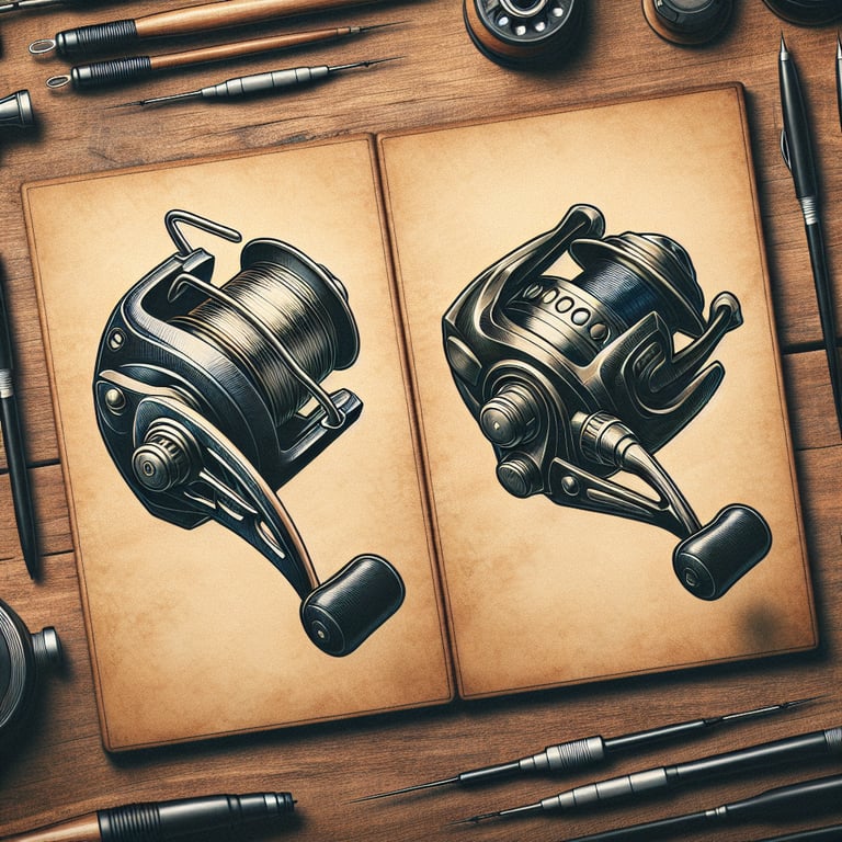 스피닝릴 vs 베이트릴, 어떤 릴이 초보자에 적합할까?