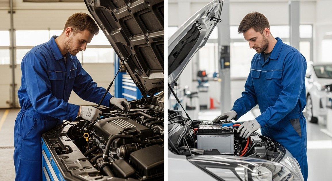 가솔린차와 하이브리드차 핵심 비교