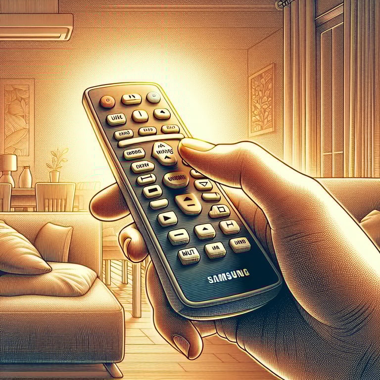 삼성 에어컨 리모컨 음소거 기능 있나요?