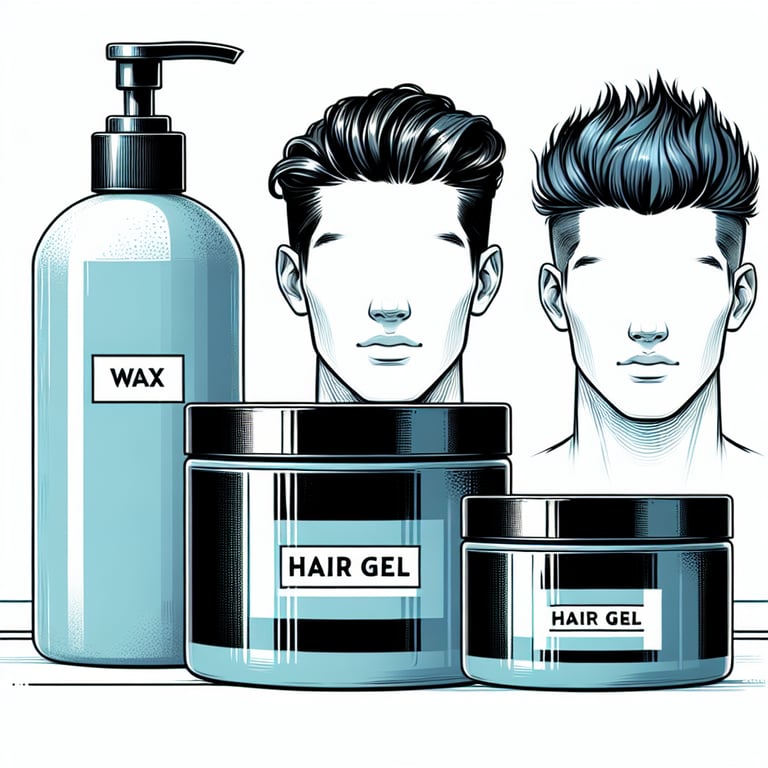 헤어젤과 왁스 차이점, 어떤 게 더 좋을까?