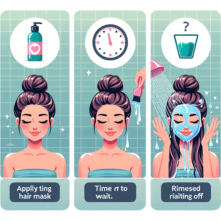 헤어마스크팩 바르는 타이밍과 시간 조절법