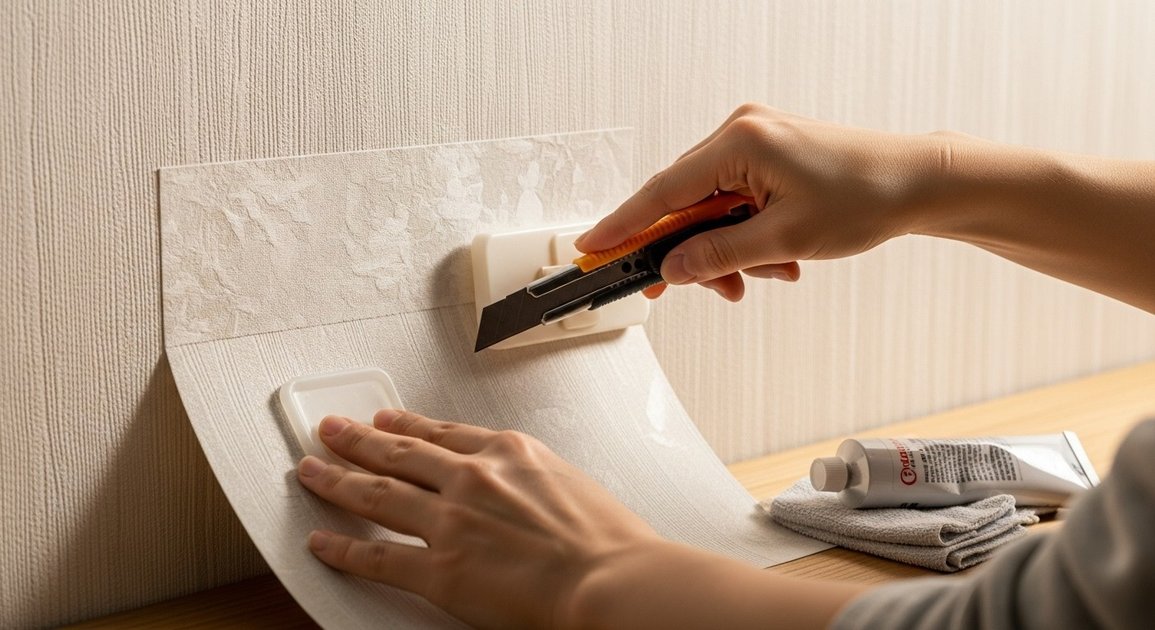 셀프 부분 벽지 보수, 이것만 알면 끝