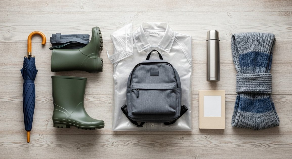 비 오는 날을 위한 필수 준비물 리스트