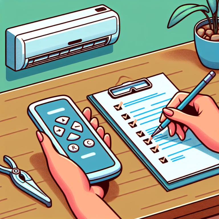 삼성 에어컨 리모콘 고장 진단 체크리스트