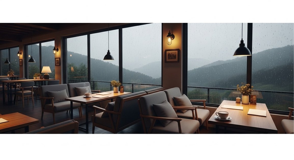 2. 빗소리가 BGM이 되는 이색 카페