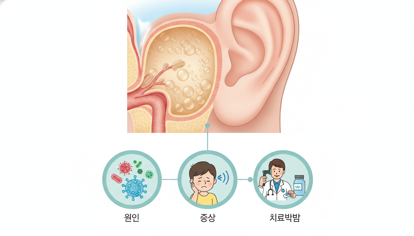 삼출성 중이염이란? 원인·증상·치료방법 총정리