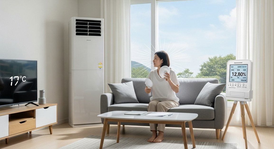 에어컨 17도 설정, 전기요금의 진실