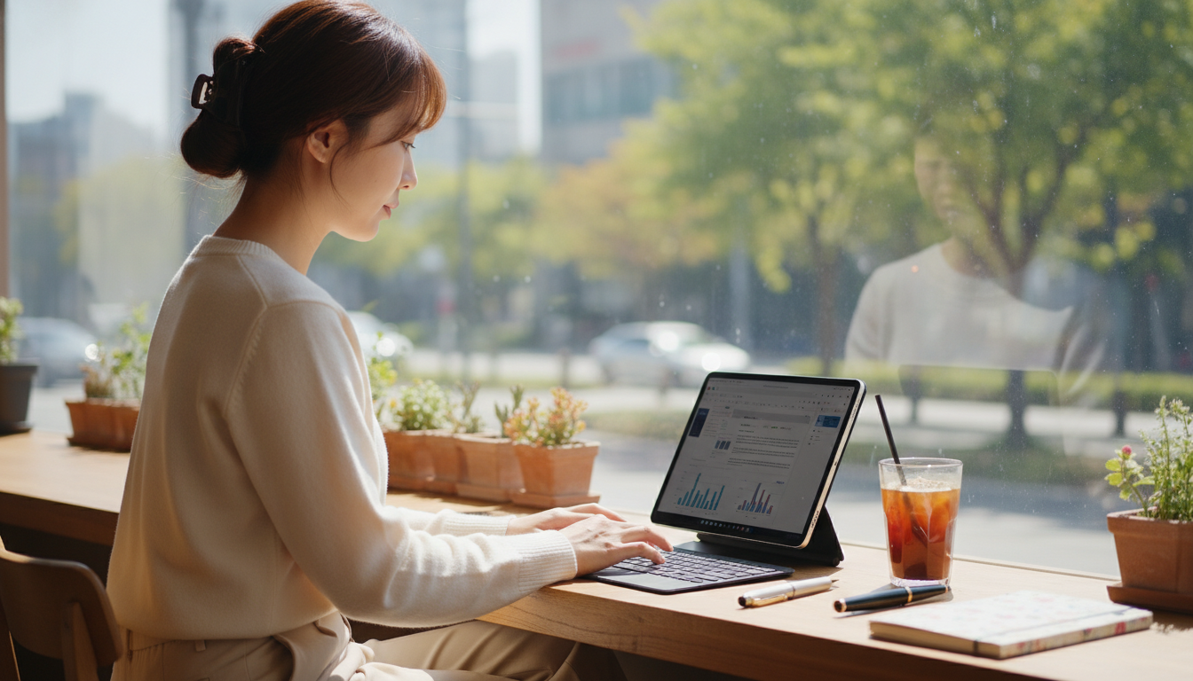 블루투스 키보드: 태블릿을 노트북처럼 만드는 마법