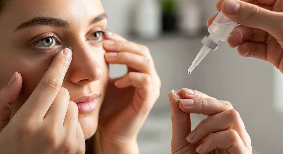 편안함을 더하는 렌즈 착용 습관