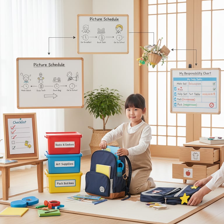 아이 스스로 가방 챙기기 독립심 교육, 7가지 방법 완벽 분석!