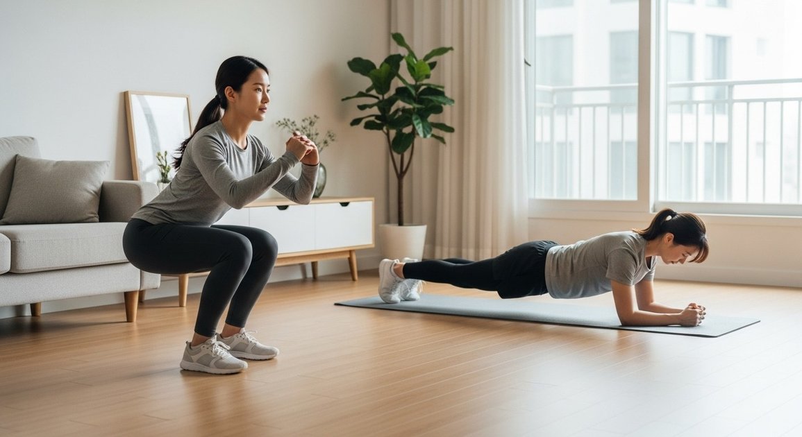 누구나 따라 할 수 있는 맨몸 운동 루틴