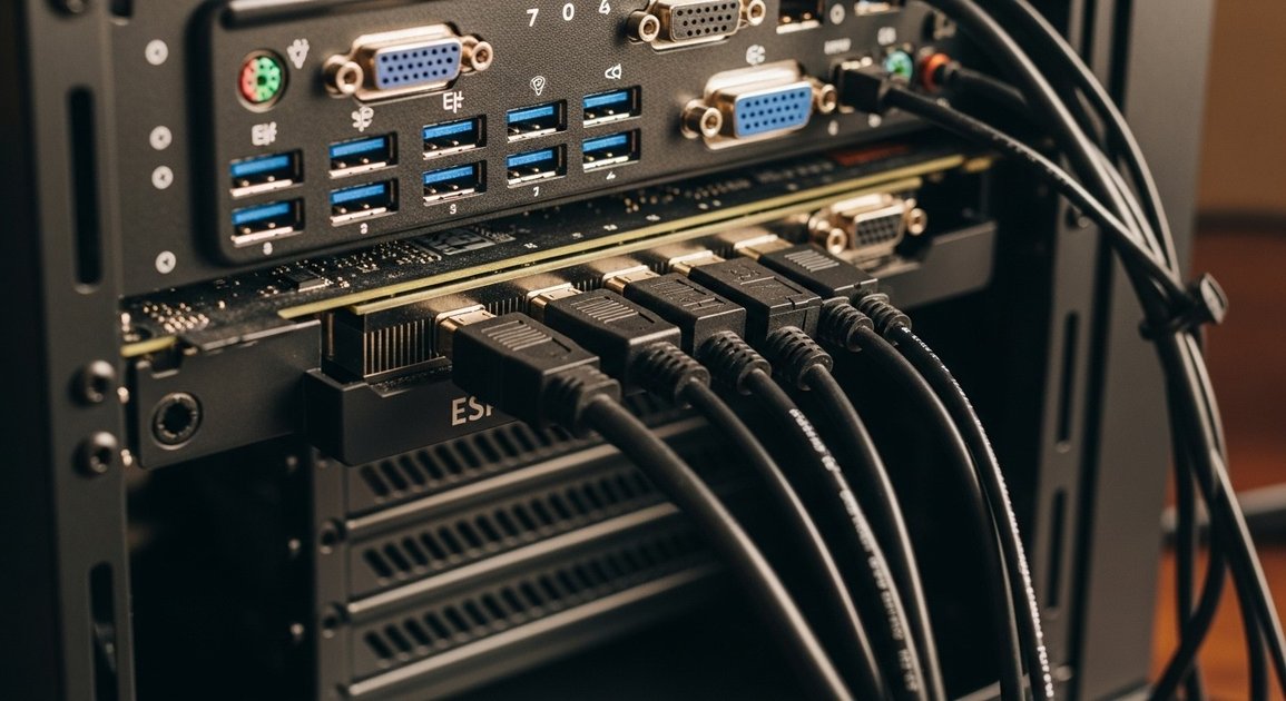 그래픽카드 포트 연결 확인